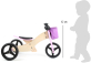 Small Foot Dřevěné odrážedlo Trike 2v1 růžové - poškozený obal