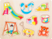 Small Foot  Dřevěné puzzle Dětský svět