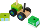 Small Foot Dřevěné skládací auto Traktor Poškozený obal