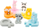 Small Foot Dřevěné vkládací puzzle zvířátka Poškozený obal