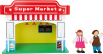Small Foot Supermarket s příslušenstvím