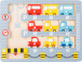 Small Foot Vkládací puzzle garáž s autíčky