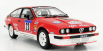 Solido Alfa romeo Alfetta Gtv6 N 23 Rally Tour De Corse 1985 Y.loubet - J.b.vieu 1:18 Červená Bílá