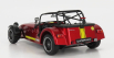 Solido Caterham Seven 275 Academy 2014 1:18 Červená Met Žlutá