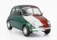 Solido Fiat 500 Italian Livery Tribute 1965 1:18 Červená Zelená Bílá