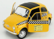 Solido Fiat 500 Taxi Nyc New York City 1965 1:18 Žlutá