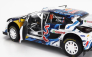 Solido Ford england Puma Rally1 Team M-sport Ford World Rally Team N 16 3rd Rally Sweden 2024 Adrien Fourmaux - Alexandre Coria 1:18 Modrá Bílá
