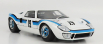 Solido Ford usa Gt40 Mki N 19 Angola Championship 1973 1:18 Bílá 2 Tóny Modrá