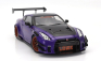 Solido Nissan Gt-r (r35) Liberty Walk Body Kit 2.0 Coupe 2022 1:18 Purple