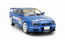 Solido Nissan Skyline Gt-r (r34) Streetfighter N 12 Calsonic Tribute 2000 1:18 Blue