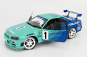 Solido Nissan Skyline (r34) Gt-r Falken Drift Livery 1999 1:18 Blue