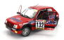 Solido Peugeot 205 1.6 Gti N 132 Rally Montecarlo 1986 Francois Delecour - Anne Chantal Pauwels 1:18 Red