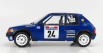 Solido Peugeot 205 N 24 Rally Tour De Corse 1990 R.bourcier - B.frangin 1:18 Blue