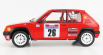 Solido Peugeot 205 Rallye N 26 Rally Tour De Corse 1990 H.devin - F.viste 1:18 Červená Černá