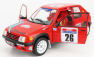 Solido Peugeot 205 Rallye N 26 Rally Tour De Corse 1990 H.devin - F.viste 1:18 Červená Černá