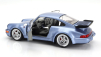 Solido Porsche 911 964 Turbo Coupe 1990 1:18 Světle Modrá Met