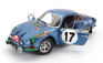 Solido Renault Alpine A110 1600s (night Version) N 17 Rally Montecarlo 1972 B.darniche - A.mahe 1:18 Blue Met