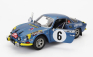 Solido Renault Alpine A110 1600s (night Version) N 6 Rally Montecarlo 1972 J.candruet - P.pagani 1:18 Blue Met