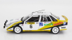 Solido Renault R21 Turbo Mkii Turbo Gr.a (night Version) N 6 Rally Charlemagne 1991 M.rats - G.bourdaud 1:18 Bílá Žlutá Modrá