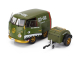 Solido Volkswagen T1 Van Kool Combi With Trailer 1950 1:18 Zelená