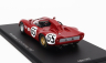 Spark-model Alfa romeo 33 Spider Team Autodelta N 65 12h Sebring 1967 A.de Adamich - T.zeccoli 1:43 Red