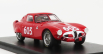 Spark-model Alfa romeo 6c 3000cm N 603 Mille Miglia 1953 K.kling - H.klenk 1:43 Red