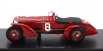 Spark-model Alfa romeo 8c 2300lm 2.3l Supercharged Team Raymond Sommer N 8 Winner 24h Le Mans 1932 R.sommer - L.chinetti - Con Vetrina - With Showcase 1:18 Red
