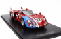 Spark-model Alfa romeo T33/2 1996cc V8 Team Vds Racing N 37 24h Le Mans 1968 T.pilette - R.slotemaker - Con Vetrina - With Showcase 1:18 Red