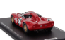 Spark-model Alfa romeo T33 N 22 1000km Nurburgring 1967 Roberto Bussinello - Teodoro Zeccoli - Andrea De Adamich - Nanni Galli 1:43 Red