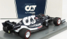 Spark-model Alpha tauri F1  At02 Honda Ra620h Team Alpha Tauri N 22 4th Abu Dhabi Gp 2021 Yuki Tsunoda 1:43 Bílá Modrá
