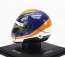 Spark-model Arai helmet Casco Helmet Kyle Larson Team Arrows Mclaren H1100 Nascar Cup Series Season 2024 1:5 Modrá Oranžová Bílá