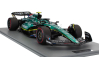 Spark-model Aston martin F1  Amr23 Team Aramco Cognizant N 14 7th British Gp 2023 Fernando Alonso 1:12 Zelená