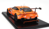 Spark-model Aston martin Vantage Amr 4.0l Turbo V8 Team Ort By Tf N 25 2nd Lmgte Class 24h Le Mans 2023 A.al Harthy - M.dinan - C.eastwood 1:18 Orange