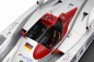 Spark-model Audi R8 3.6l Turbo V8 Team Audi Sport Joest N 8 Winner 24h Le Mans 2000 Frank Biela - Tom Kristensen - Emanuele Pirro 1:18 Silver Red