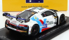 Spark-model Audi R8 Lms Gt3 Team Audi Sport Team Valvoline N 74 4th 12h Bathurst 2022 K.van Der Linde - N.berthon - B.schumacher 1:43 Bílá Modrá Červená