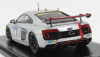 Spark-model Audi R8 Lms Gt4 Team Audi Sport Phoenix N 17 24h Nurburgring 2017 J.lappalainen - A.mies - P.terting - A.yoong 1:43 Grey