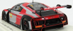 Spark-model Audi R8 Lms N 7 Macau Gt World Cup 2016 E.mortara 1:43 Červená Bílá Černá