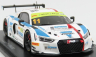 Spark-model Audi R8 Lms Team Hcb Rutroni Racing N 11 Fia World Gt Cup Macau 2017 L.di Grassi 1:43 Bílá