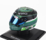 Spark-model Bell helmet F1  Casco Helmet Aston Martin Amr23 Team Aramco Cognizant N 0 F1 Test 2023 Jessica Hawkins 1:5 Zelená