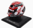 Spark-model Bell helmet F1  Casco Helmet Haas Fw23 Team Moneygram Haas N 20 Season 2023 Kevin Magnussen 1:5 Červená Bílá Černá