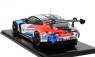 Spark-model BMW 4-series M4 Gt3 3.0l Turbo Team Wrt N 32 3rd 24h Spa 2024 Dries Vanthoor - Sheldon Van Der Linde - Charles Weerts 1:18 Bílá Modrá Červená