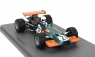 Spark-model BRM F1  139 N 21 African Gp 1970 G.eaton 1:43 Zelená Oranžová