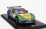 Spark-model Chevrolet Corvette C6.r Z06 Team Sangari Brazil N 8 24h Spa 2009 Enrique Bernoldi - Xavier Maassen - Roberto Streit 1:43 Modrá Zelená Žlutá