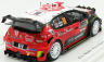 Spark-model Citroen C3 Wrc Team Citroen Total Abu Dhabi Wrt N 10 Rally Montecarlo 2018 K.meeke - P.nagle 1:43 Červená Bílá