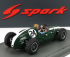 Spark-model Cooper F1  T51 Climax Team Cooper Car Company N 24 Winner Monaco Gp Jack Brabham 1959 World Champion 1:43 Zelená Bílá