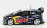 Spark-model Ford england Fiesta Wrc Team M-sport Ford Wrt N 1 Winner Rally Montecarlo 2018 S.ogier - J.ingrassia 1:43 Modrá Červená Žlutá