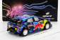 Spark-model Ford england Puma Rally1 Team Ford World Rally M-sport N 8 6th Rally Safari 2023 Ott Tanak - Martin Jarveoja 1:43 Modrá Žlutá Červená