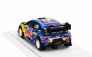 Spark-model Ford england Puma Rally1 Team Ford World Rally M-sport N 8 6th Rally Safari 2023 Ott Tanak - Martin Jarveoja 1:43 Modrá Žlutá Červená