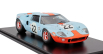 Spark-model Ford usa Gt40 4.9l V8 Team Jw Automotive Engineering N 22 Winner Sebring 1969 Jacky Ickx - Jackie Oliver 1:18 Světle Modrá Oranžová