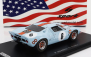 Spark-model Ford usa Gt40 Gulf N 6 2nd 6h Watkins Glen 1968 P.hawkins - D.hobbs 1:43 Světle Modrá Oranžová